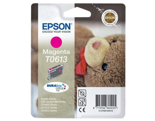 Tinte Epson C13T061340 magenta, 8ml zu Stylus Photo D68PE/D88/DX3850, 250 Seite