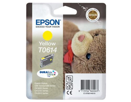 Tinte Espon C13T061440 gelb, 8ml zu Stylus Photo D68PE/D88/DX3850, 250 Seite