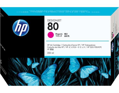 HP Tinte Nr. 80 - Magenta (C4847A) Tintenvolumen 350ml