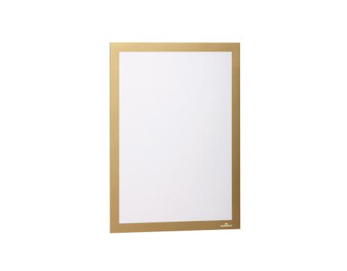 Durable Magaframe A4, gold, 2 Stck selbstklebende Informationsrahmen