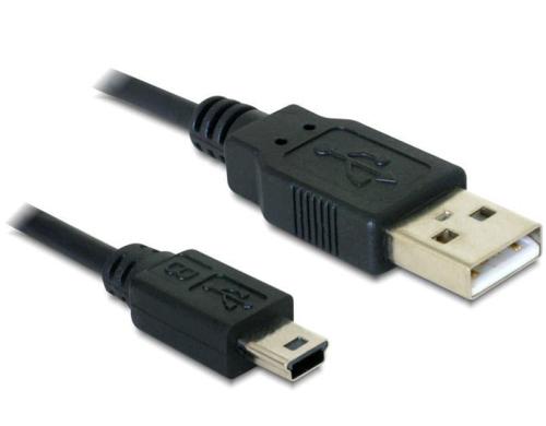 USB-mini-Kabel 1m A-MiniB,USB 2.0 fr Digitalcameras und externe 2,5 HDDs