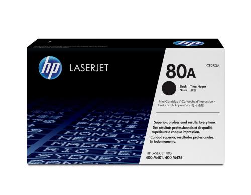 HP Toner 80A - Black (CF280A) Seitenkapazitt ~ 2700 Seiten