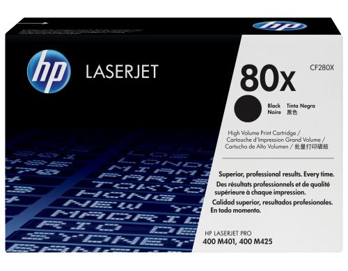 HP Toner 80X - Black (CF280X) Seitenkapazitt ~ 6'900 Seiten