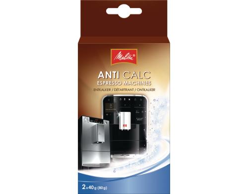 Melitta Anti Calc Pulver fr Kaffeemaschine 2 Pack