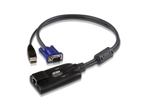 Aten KA7570: VGA-auf-KVM-Adapterkabel (Kat. 5e/6) mit USB-Steckern, bis 40m