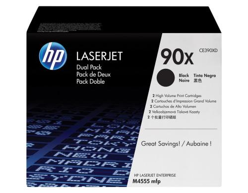 HP Toner 90X - Black 2er-Pack (CE390XD) Seitenkapazitt 2x ~ 24'000 Seiten