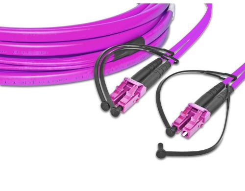 Lightwin LWL Duplex Patchkabel, 10Gbps, OM4 Multimode 50/125m, LC-LC, 15m, Figur-0