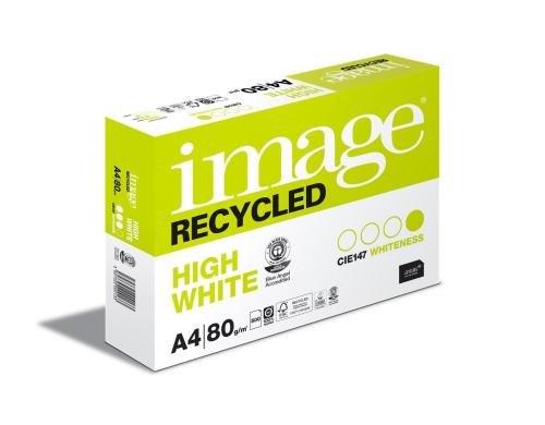 Kopierpapier Image Recycled A4, hochweiss, 80g/m, Packung  500 Blatt