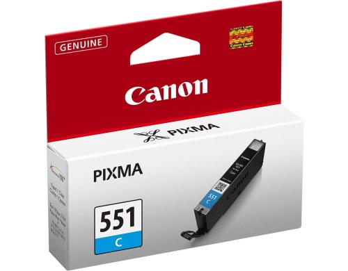 Tinte Canon CLI-551C cyan, 7ml PIXMA MG5450/MG6350/iP7250