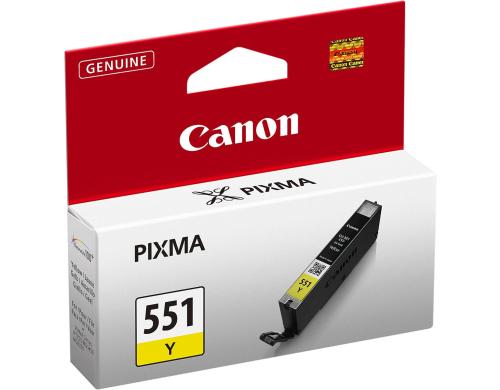 Tinte Canon CLI-551Y yellow, 7ml PIXMA MG5450/MG6350/iP7250