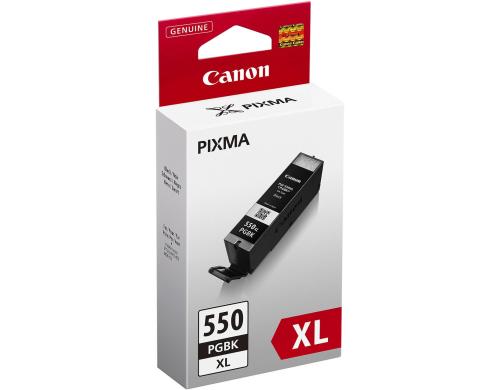 Tinte Canon PGI-550PGBK XL pigment black, PIXMA MG5450/MG6350/iP7250, 22ml