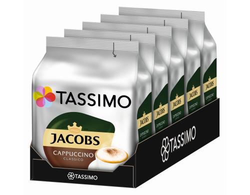 Tassimo T DISC Jacobs Cappuccino Karton  5 Packungen (mit je 8 Portionen)