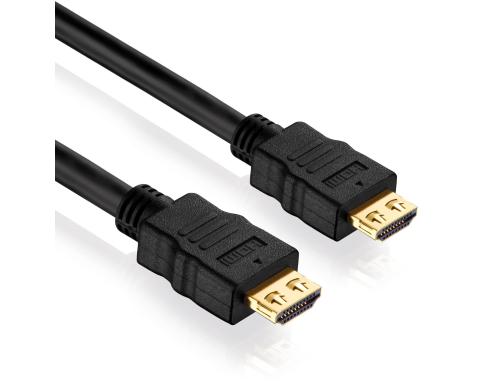 PureInstall, HDMI Kabel, 0.5m Beidseitig konfektioniert Premium HDMI DIY