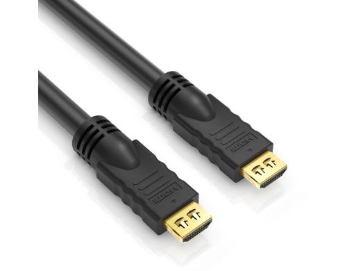 PureInstall, HDMI Kabel, 10.00m Beidseitig konfektioniert Premium HDMI DIY