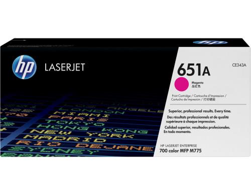 HP Toner 651A - Magenta (CE343A) Seitenkapazitt ~ 16'000 Seiten