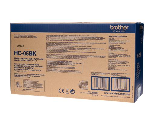 Tinte Brother HC-05BK schwarz, zu HL7100DN 30'000 Seiten/ISO/IEC 24711