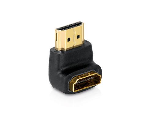 Purelink HDMI auf HDMI Adapter 90 HDMI-Stecker auf HDMI-Buchse, 90 Winkel