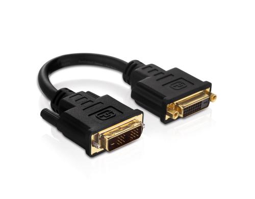 Purelink DVI auf DVI Adapter DVI-Stecker auf DVI-Buchse, Portsaver