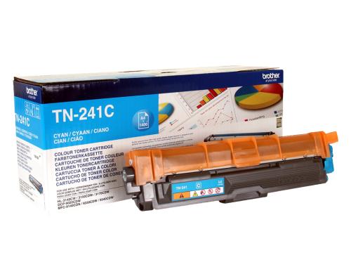 Toner cyan zu Brother HL-3140/50/70 TN-241C, max. 1'400 Seiten / ISO19798