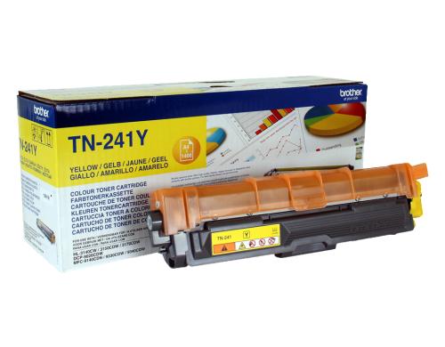 Toner yellow zu Brother HL-3140/50/70 TN-241Y, max. 1'400 Seiten / ISO19798