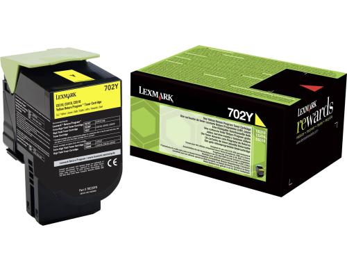 Toner Lexmark 70C20Y0 yellow, 1000 Seiten Lexmark CS310dn, CS310n,