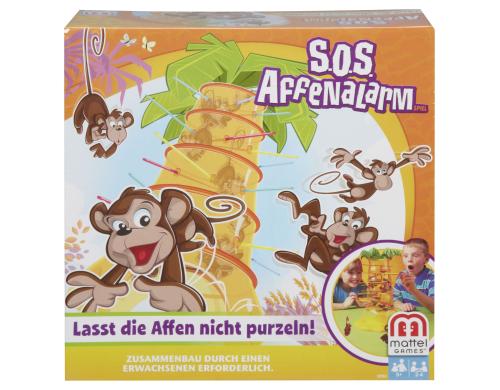 Mattel Games SOS Affenalarm Alter: 5+ Spieler: 2-4