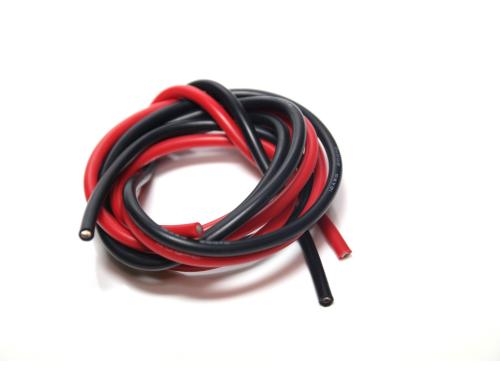 EP Silikonkabel 1.5mm, rot/schwarz je 1m 