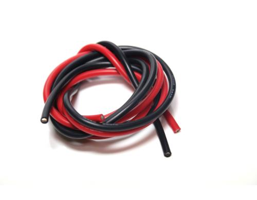 EP Silikonkabel 3.5mm, rot/schwarz je 1m 