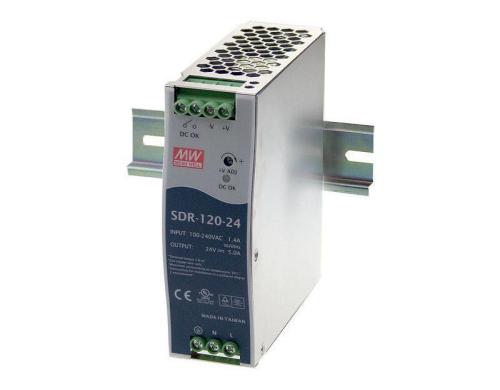 Mean Well DIN Rail Netzgert SDR-120-24, 24V - 5A - 120W