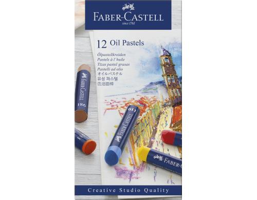 FABER-CASTELL C. Studio lpastellkreide 12er Kartonetui,