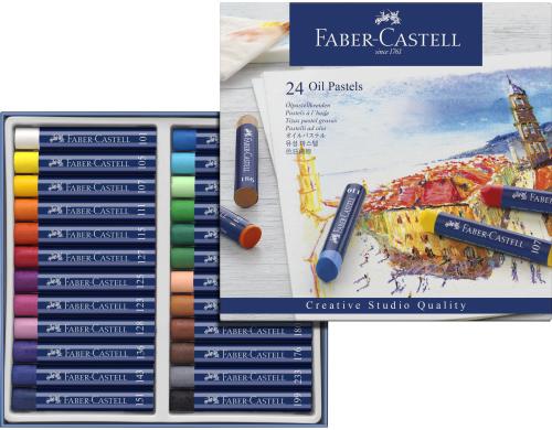 FABER-CASTELL C. Studio lpastellkreide 24er Kartonetui,