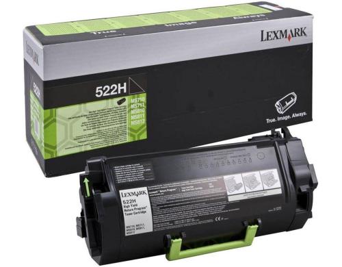 Toner Lexmark 52D2H00 black, 25000 Seiten Lexmark MS811dtn, MS811dn,