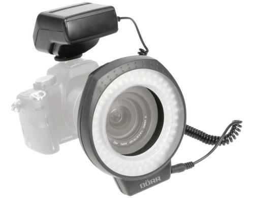 Drr LED Macro Ringlicht Ultra 80 80 LED's fr schattenfreie Ausleuchtung