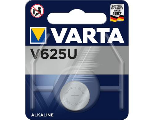 VARTA Knopfzelle V625U, 1.5V, 1Stk vergl. Typ 4626, LR96