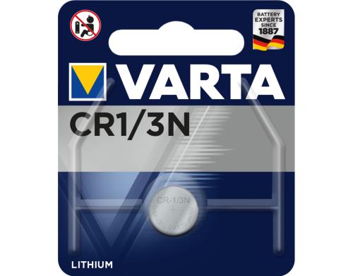 VARTA Knopfzelle CR1/3N, 3V, 1Stk vergl. Typ 6131, CR11108