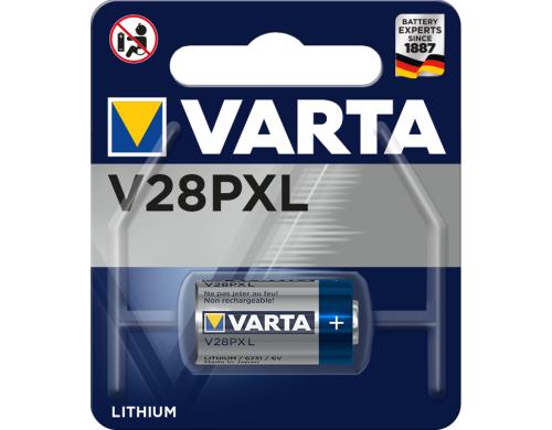 VARTA Knopfzelle V28PXL, 6V, 1Stk vergl. Typ 6231, 2CR11108