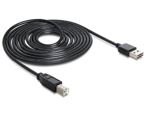 USB2.0-Kabel Easy A-B: 1m USB-A Seite beidseitig einsteckbar