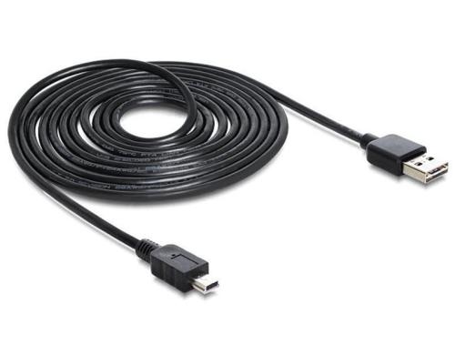 USB2.0-Kabel Easy A-MiniB: 1m USB-A Seite beidseitig einsteckbar