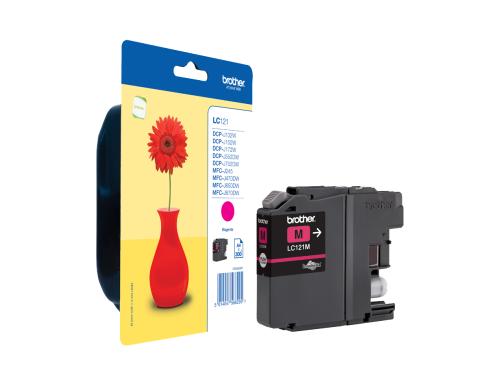 Tinte Brother LC-121M, magenta 300 Seiten