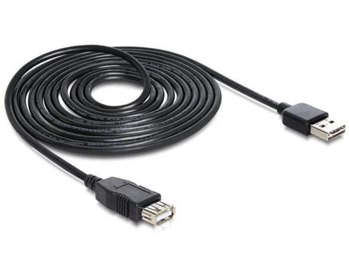 USB2.0-Verlngerungskabel Easy A-A: 2m USB-A Seite beidseitig einsteckbar