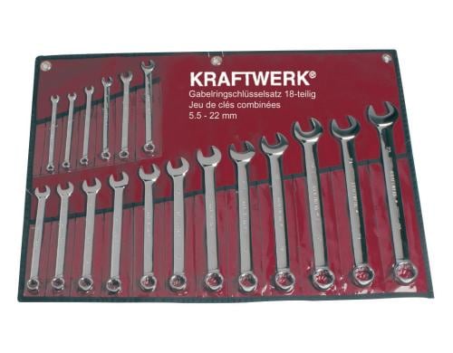 Kraftwerk 3557R Gabelringschl.satz Gabelringschl.satz 5-22mm Rollt.,18-teilig