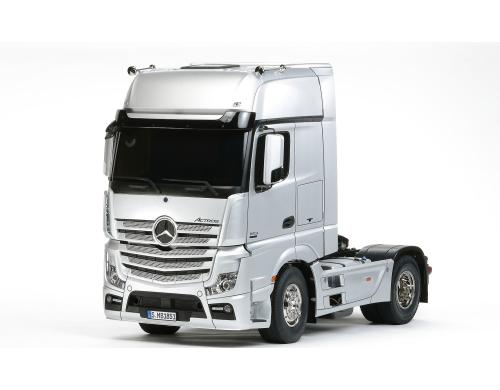 Tamiya Mercedes-Benz 1851 Actros silber Bausatz, 1:14, RWD, Giga Space