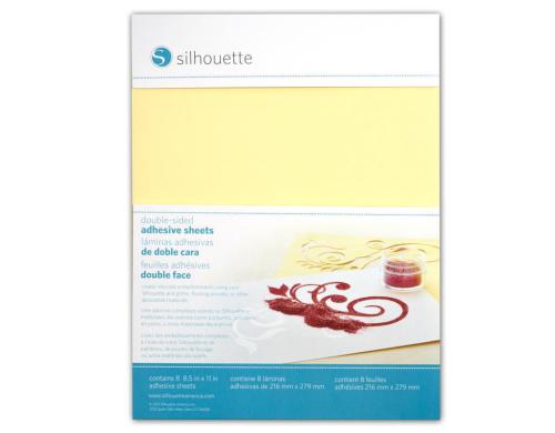 Silhouette Doppelseitig klebendes Papier Set mit 8 Stck