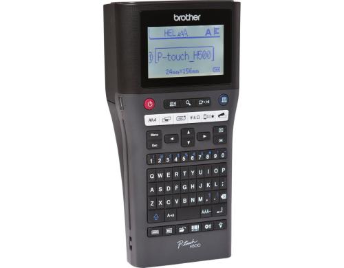 Brother P-touch PT-H500, Beschriftungsgert Display:3 Zeile/15 Zeichen, TZe-Bnder,24mm