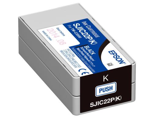 Epson Tintenpatrone SJIC22P black, Fr TM-C3500, 32,6 ml Inhalt, C33S020601