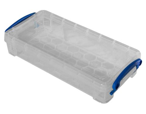 Really Useful Box 0.55 Liter klar Kunststoffbox, 220x100x040