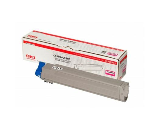 Toner zu OKI C9600/C9800 magenta 15000 Seiten @5% Deckung