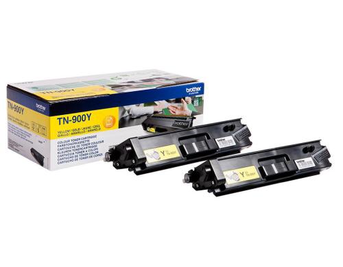 Toner Duo zu Brother TN900Y, 2x6000 Seiten zu MFC-L9880/L9200