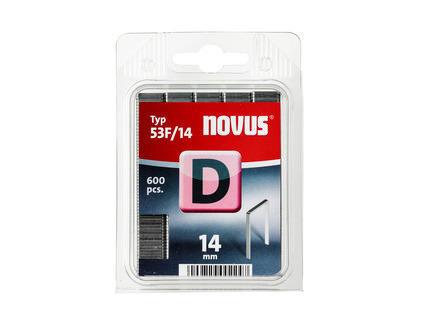 Novus Flachdrahtklammern D 53F/14 Lnge 14 mm / Breite 11.3 mm, 600 Stk.