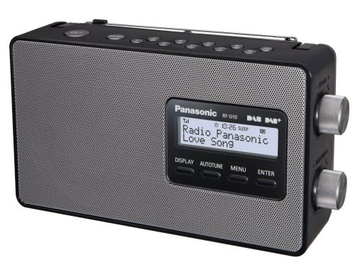 Panasonic RF-D10EG-K, schwarz, DAB+ Radio Handliches Digitalradio